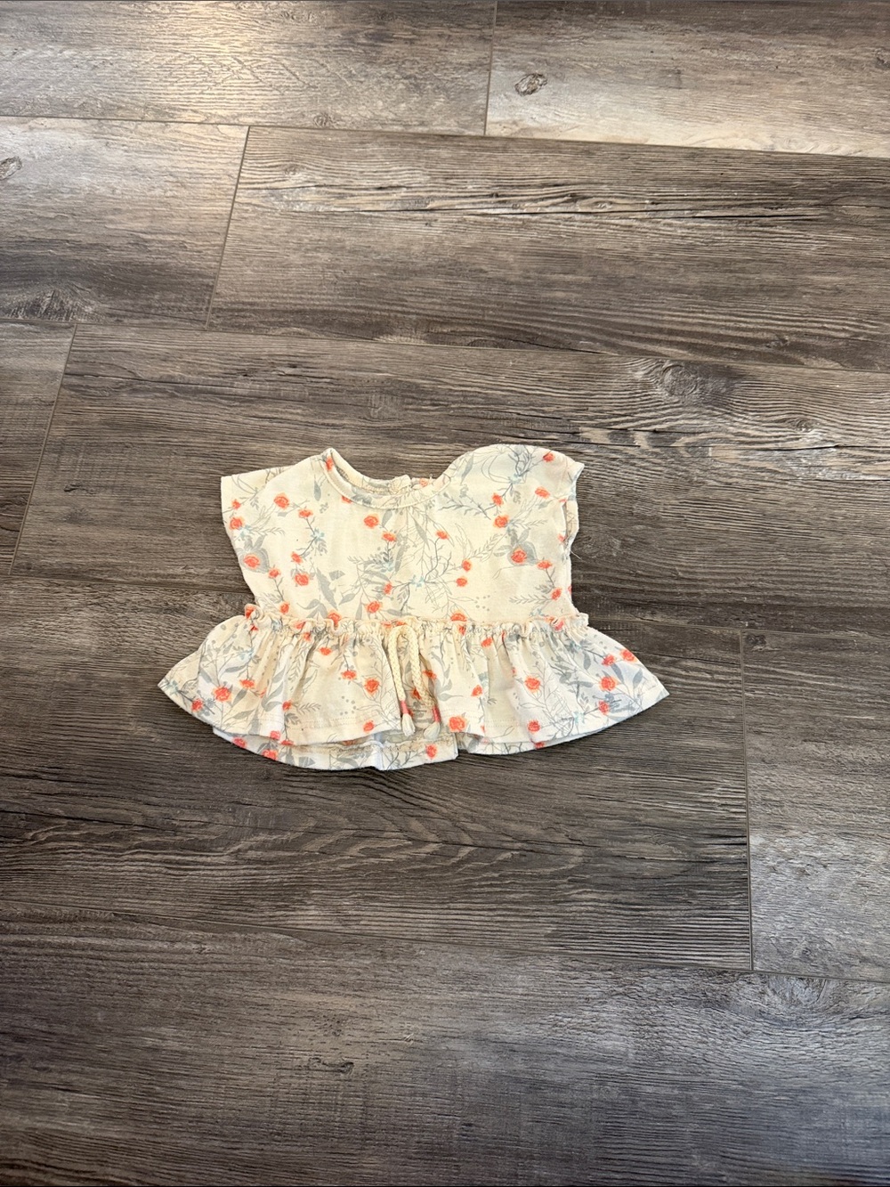 Jessica Simpson Floral Ruffle Dress Baby 3/6M Like New